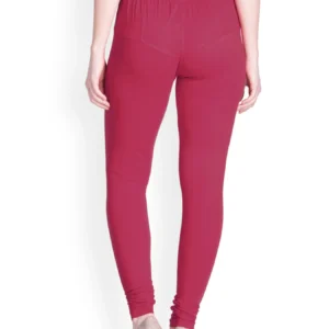 Pink Premium Churidar Leggings | Soft Stretch Ethnic Bottom Wear