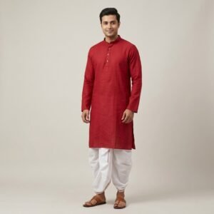 Men’s Kurta – Red